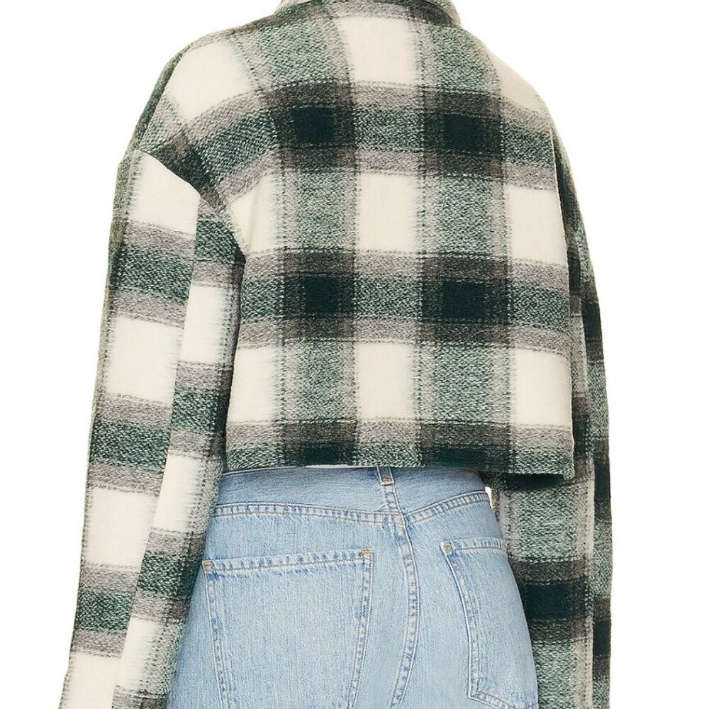 Revolve‎ Lovers and Friends Roxy Cropped Shacket - Picture 6 of 7